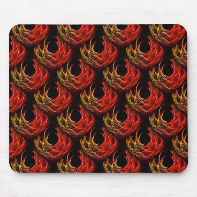 Cute Modern Boho Elegantes abstraktes Kunstmuster  Mousepad (Vorne)