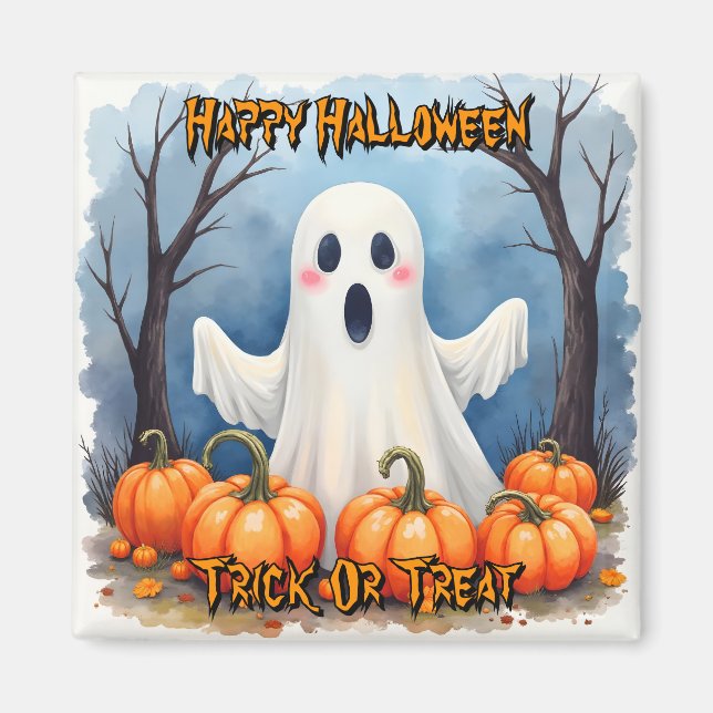 Cute Modern Halloween Spooky Collection Magnet (Vorne)