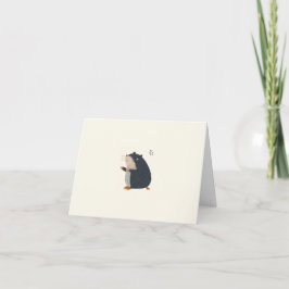 Cute Mole Greeting Card – Design for Any occasion Ankündigung