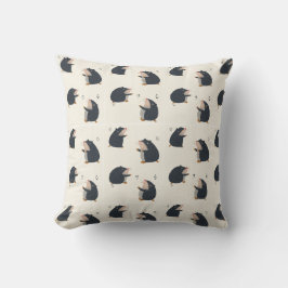 Cute Mole Throw Pillow – Design for Kid Kissen
