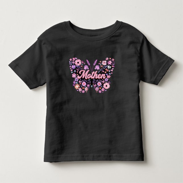 Cute Mommy Love Graphic Tee for Kids (Vorderseite)