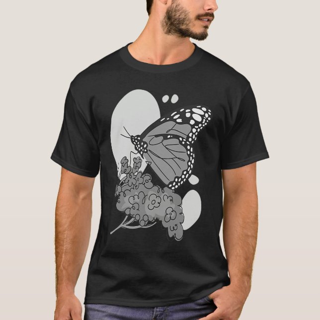Cute Monarch Butterfly for Women Men Insect T-Shirt (Vorderseite)