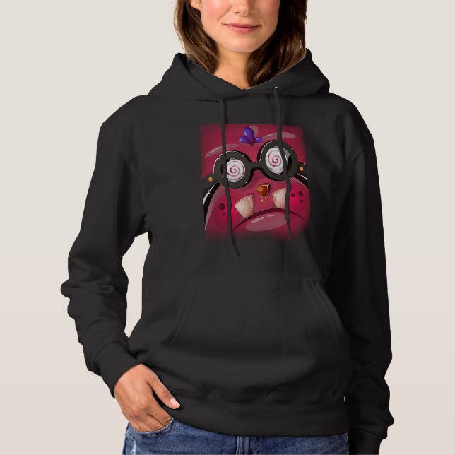 Cute Monster Face Halloween Group Costume  kids bo Hoodie (Vorderseite)
