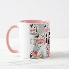 Cute “Moo Cow” Cartoon Design Tasse