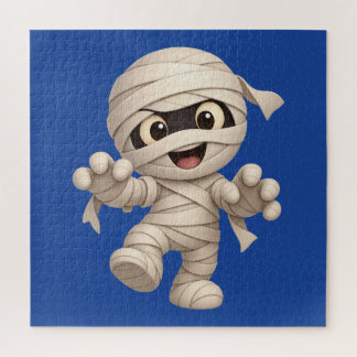 Cute Mummy Halloween Cartoon Illustration Puzzle