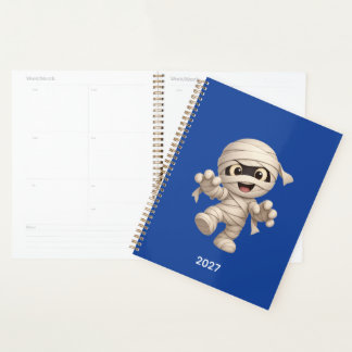 Cute Mummy Halloween Cartoon | Personalize Planer
