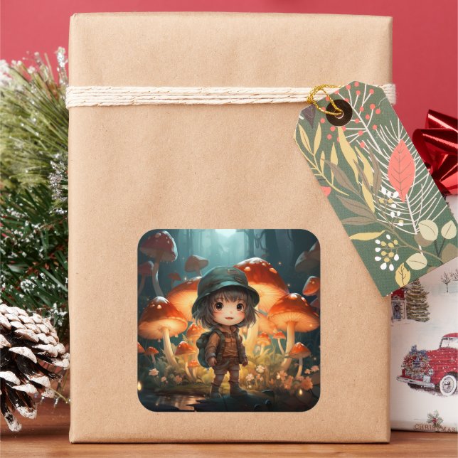 Cute mushrooms sticker (Feiertag)