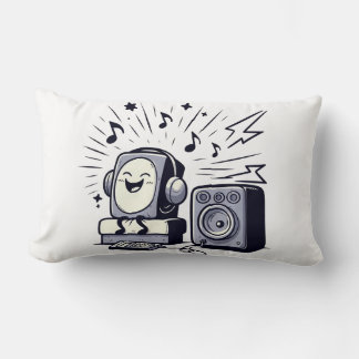 Cute Music Lover – Fun Cartoon Music Pillow 02 Lendenkissen