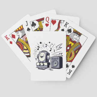 Cute Music Lover – Fun Cartoon Playing Cards Spielkarten