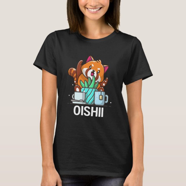 Cute Namaste Red Panda Do Yoga Gardening  Coffee T-Shirt (Vorderseite)
