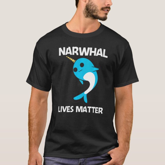 Cute Narwhal For Men Women Narwhale Narwhal Tusk T-Shirt (Vorderseite)