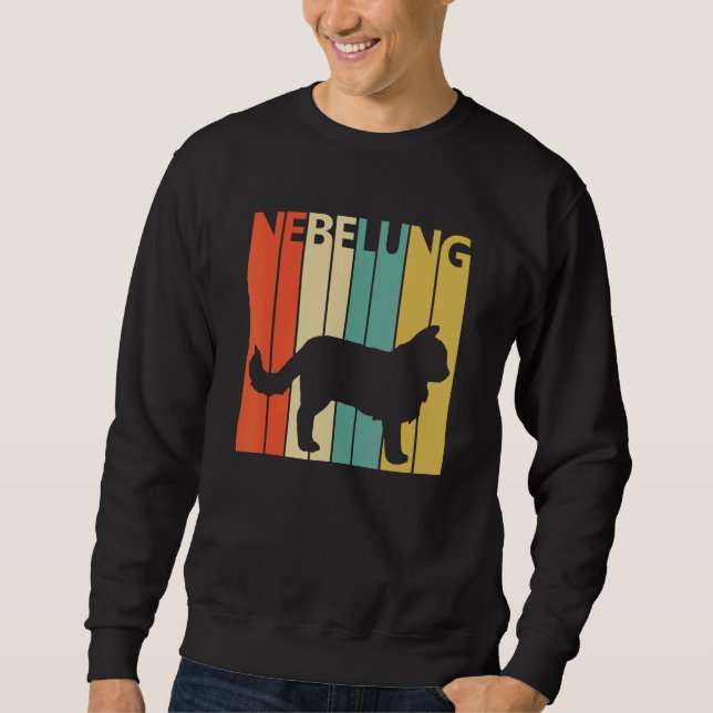 Cute Nebelung Cat Sweatshirt (Vorderseite)