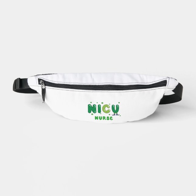 Cute NICU Krankenschwester St. Patrick's Design Bauchtasche (Vorderseite)