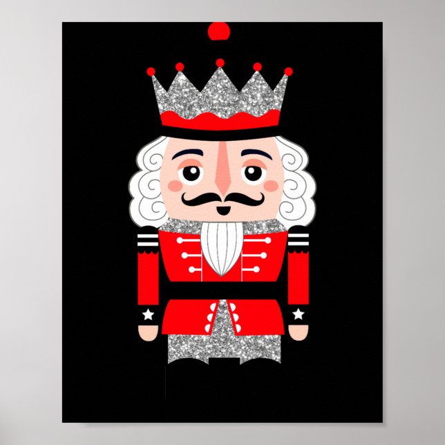 Cute Nutcracker Christmas Womens  Poster (Vorne)