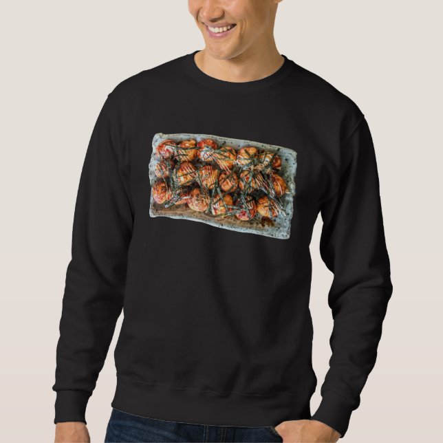 Cute Octopus Last Minute Halloween Takoyaki Costum Sweatshirt (Vorderseite)