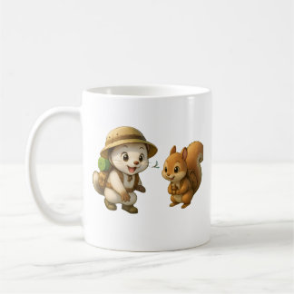Cute Okojo and Squirrel Mug – Okojo and Friends Kaffeetasse