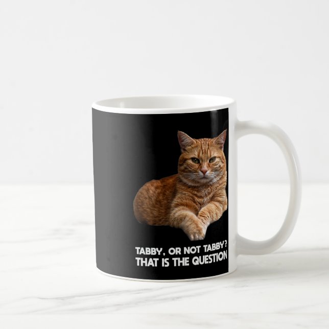 Cute Orange Cat Kaffeetasse (Rechts)