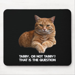 Cute Orange Cat Mousepad
