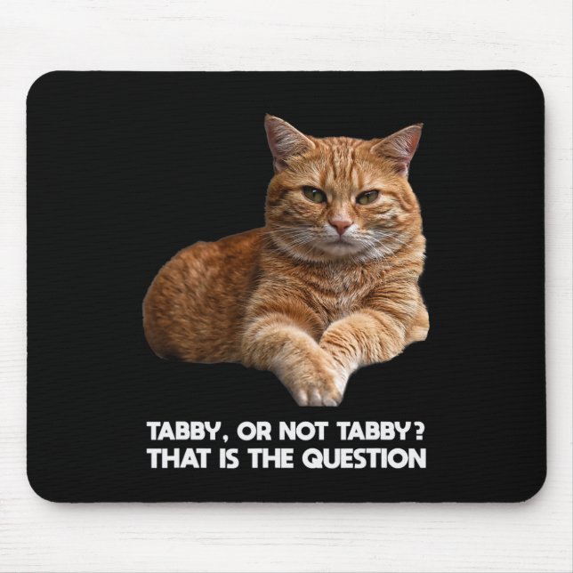 Cute Orange Cat Mousepad (Vorne)