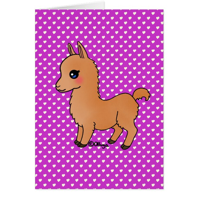 Cute Orange Llama (Vorne)