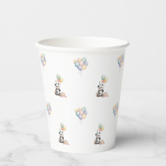 Cute Panda animal Party Paper cups  Pappbecher (Vorderseite)