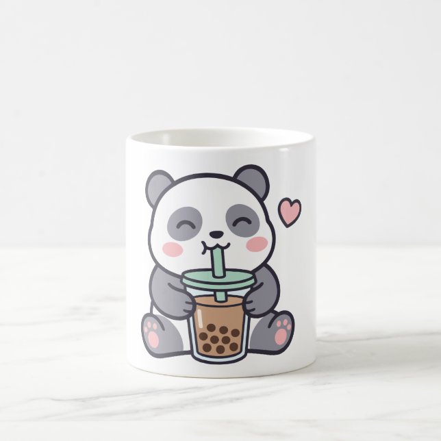 Cute Panda Bubble Tea Classic Mug Kaffeetasse (Mittel)