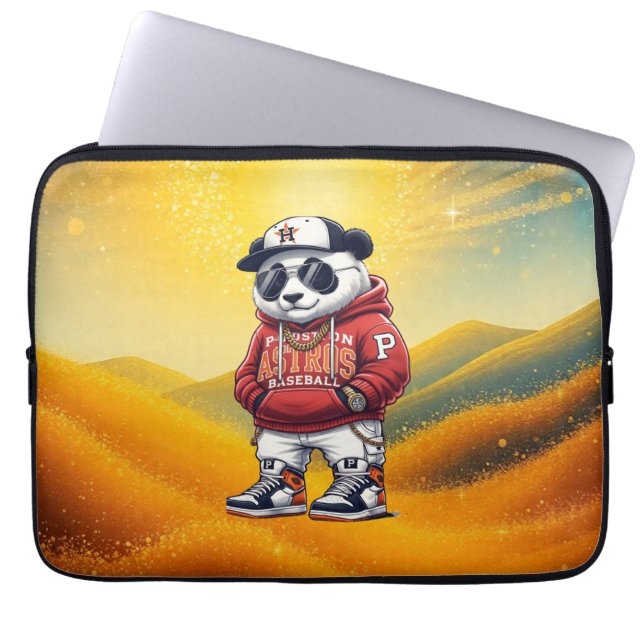 Cute Panda Fashion Style – Adorable Panda Outfit  Laptopschutzhülle (Vorderseite)