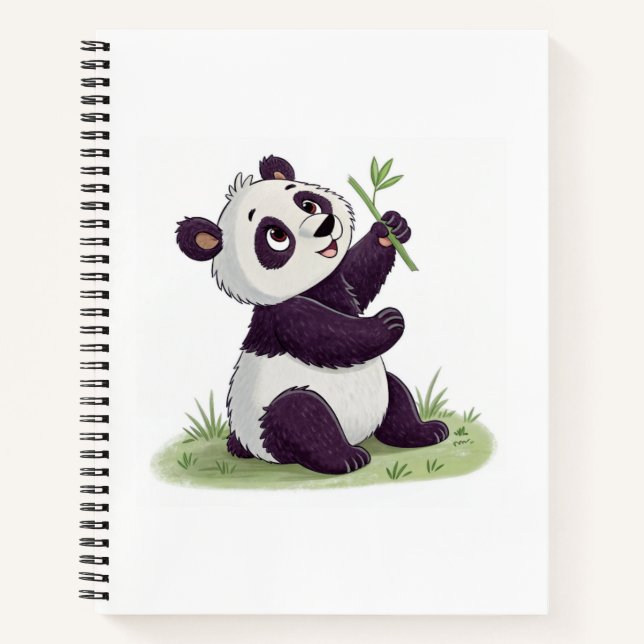 Cute Panda Notebook | Dream Quill Notizbuch (Vorderseite)
