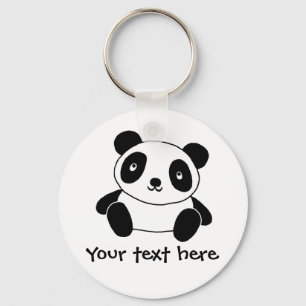 Cute Panda Schlüsselanhänger