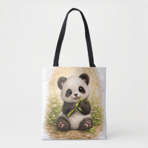 Cute Panda Tote Bag Kawaii Animal Bear