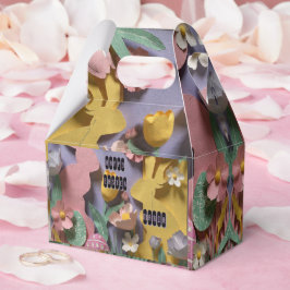 Cute Paper Cut Bunny Easter Party Gift Box Geschenkschachtel