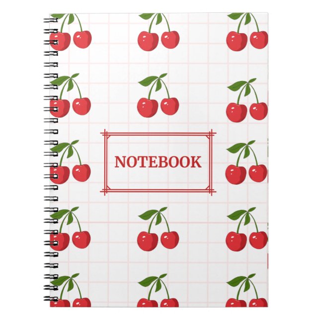 Cute Pastel Diary Notebook | Soft Aesthetic Journa Notizblock (Vorderseite)