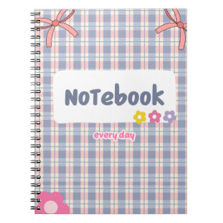 Cute Pastel Diary Notebook | Soft Aesthetic Journa Notizblock