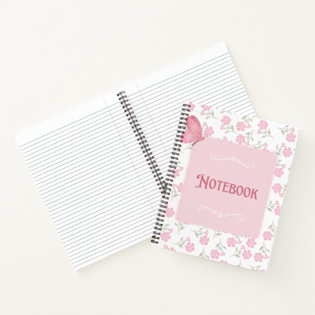Cute Pastel Diary Notebook | Soft Aesthetic Journa Notizbuch (Innenseite)