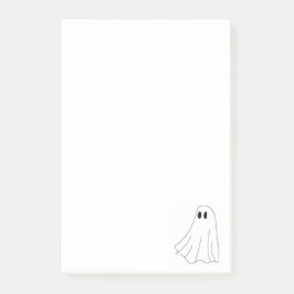 Cute Pastel Ghost Pattern Post-it Klebezettel