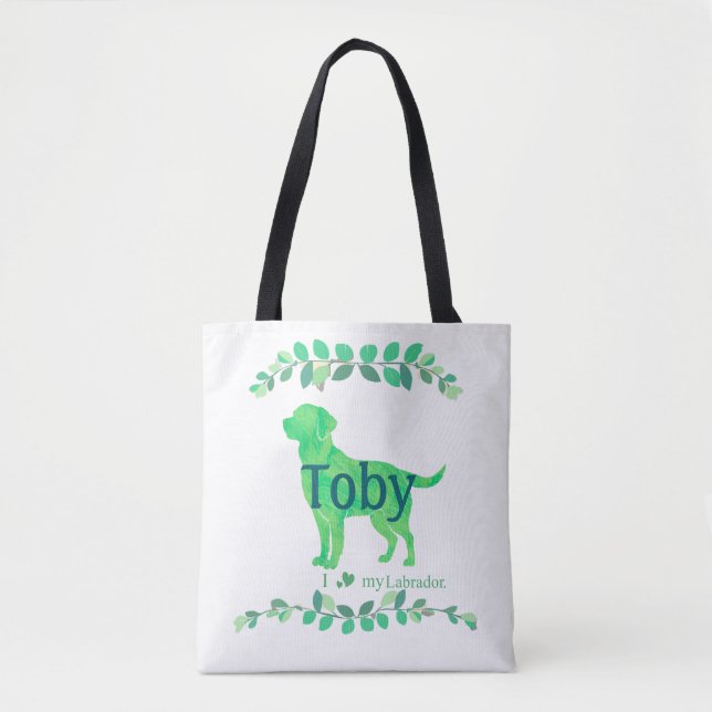 Cute Pastel Green Labrador | Custom Name & Photo (Vorderseite)