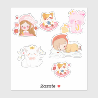 Cute Pastel Kawaii Stickers Aufkleber