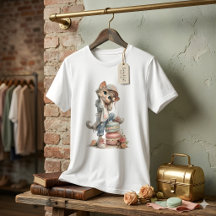 Cute Pastel Kitten Macaron Lover Women's T-Shirt