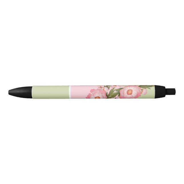 Cute Pen with a floral design for school girls  Kugelschreiber (Vorderseite)
