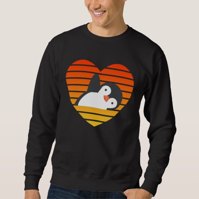 Cute Penguin Adorable Penguin Penguin Love Kid s P Sweatshirt (Vorderseite)
