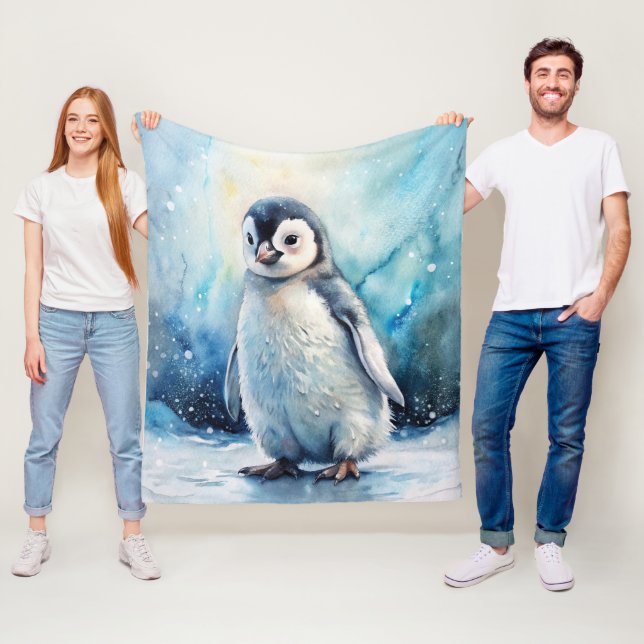 Cute Penguin Fleecedecke (Beispiel)