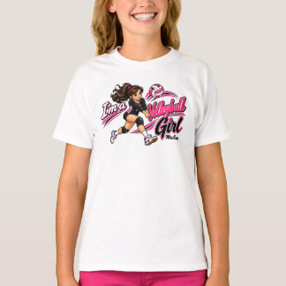Cute Personalized Volleyball Teen  T-Shirt