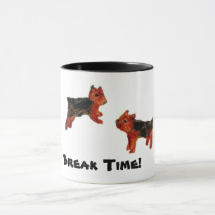 Cute Pet Art Terrier Dogs Custom Tasse