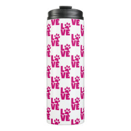 Cute Pet Lover Thermal Tumbler - Unique Commuter  Thermosbecher