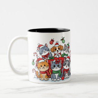 Cute Pets Collection – Stylish Minimal Mug Zweifarbige Tasse