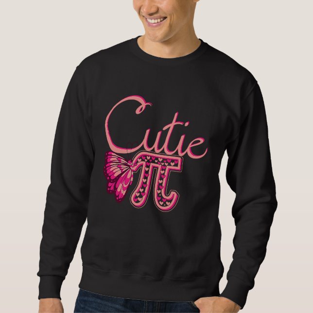 Cute Pi Butterfly Math Holiday Mathematics  Pi Day Sweatshirt (Vorderseite)