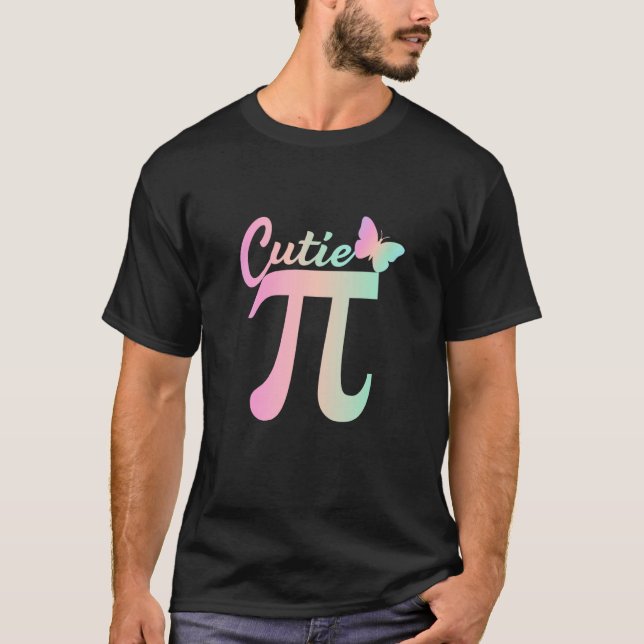 Cute Pi Day Math Day Teacher Women girls Cutie Pi  T-Shirt (Vorderseite)