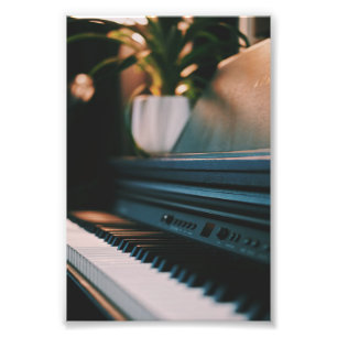 Cute Piano Artwork Fotodruck