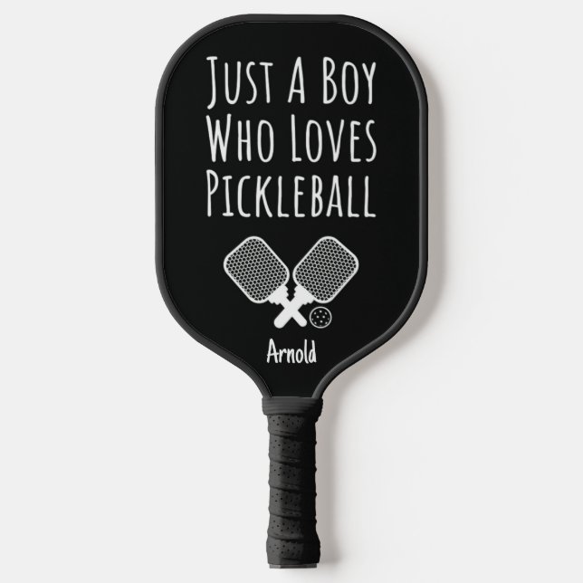 Cute Pickleball Gifts For Baby Boys Kids Lover  Schläger (Vorderseite)