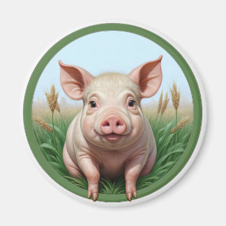 cute pig magnet
